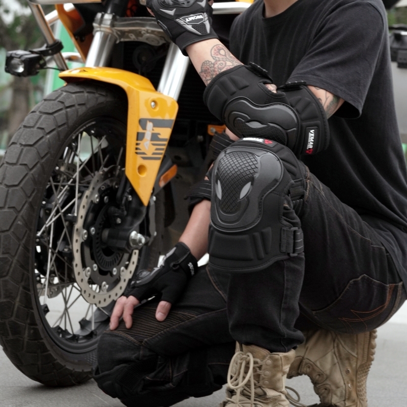 Motorcycle Gear For Woman - Juego de 4 Protectores de Rodilla