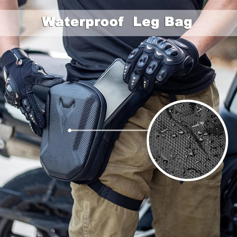 Motorcycle Gear Companies - Bolsa de Pierna para Motocicleta, Impermeable,