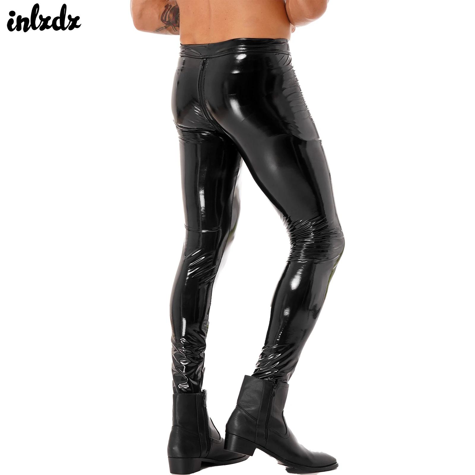 Motorcycle Gear Mens - Pantalones ajustados con cremallera en la