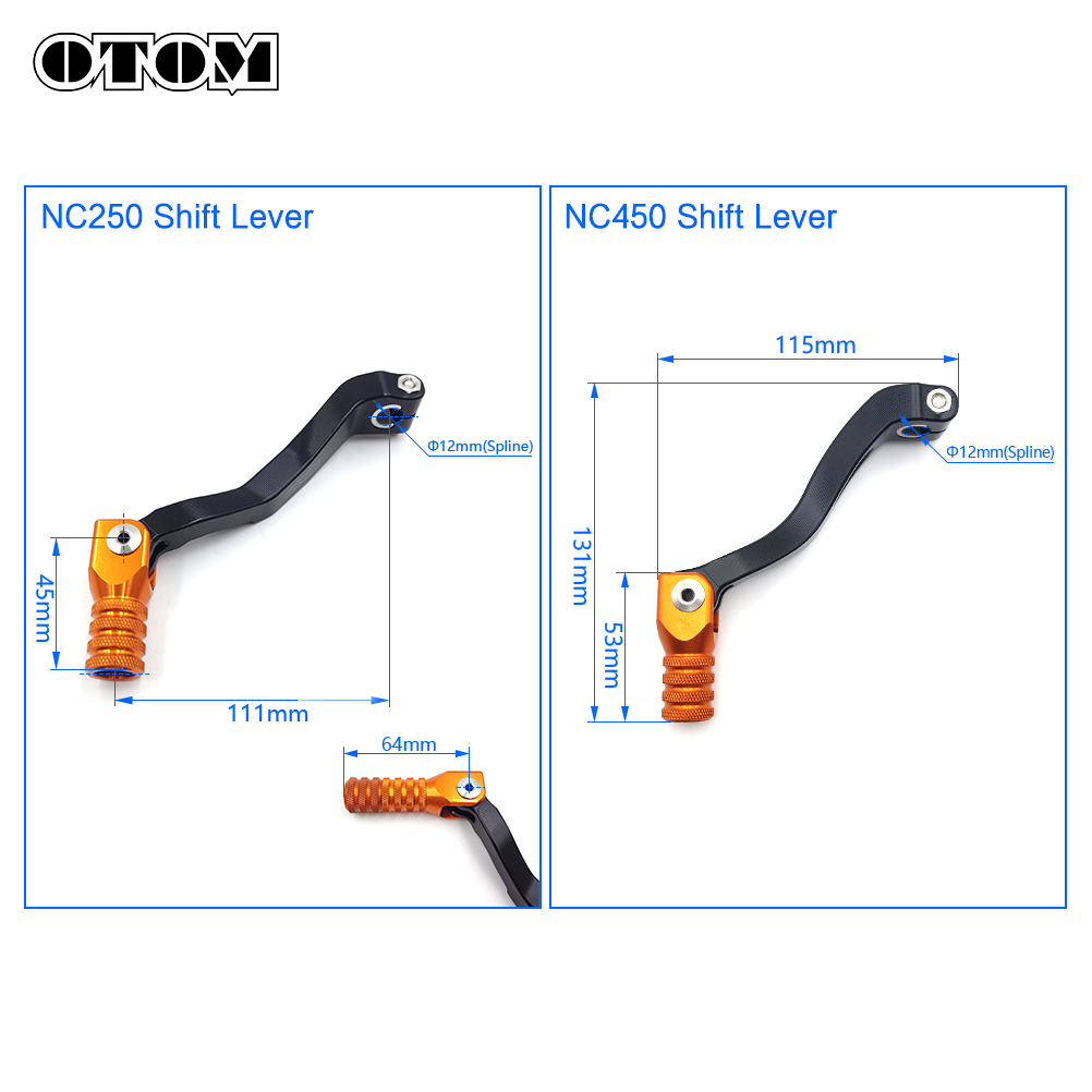 OTOM-palanca de cambio de marc - Motorcycle Gear Lever Extender reseña y precio